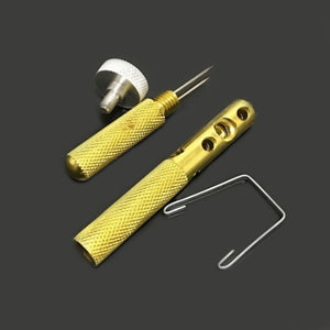 New Fishing Hook Tier Double-Headed Needle Knots Tie Loop Tyer Tools Kit Fishing Line Knotter Tying Fishhook Needle Fishing Tool