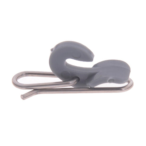 10pcs/set Stainless Steel Impact Bait Clip Fishing Hook Decoupling Accessories Fishing Tool 2.5 cm