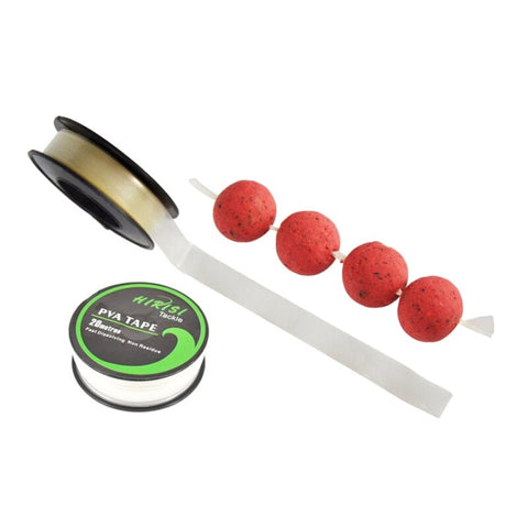 New Fishing Fast Water Dissolving Carp Fishing Tools Water-soluble Film Bollie String Fishing Feeder 10mm X 20m PVA Tape