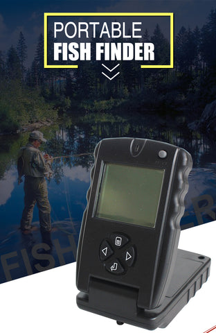 LUCKY Brand Portable 100ft Wired Fish Finders Sonar Sounder Fishing Tools Echo Fishfinder