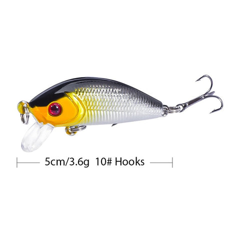 Peche 6.5cm 4.5g Fishing Lure Minnow Lure 3D Eyes Plastic Hard Bait Pesca Isca Artificial Jig Wobblers Crankbait Fishing 1pcs