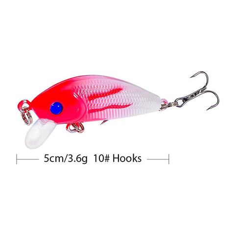 Peche 6.5cm 4.5g Fishing Lure Minnow Lure 3D Eyes Plastic Hard Bait Pesca Isca Artificial Jig Wobblers Crankbait Fishing 1pcs