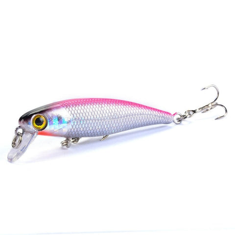 Peche 6.5cm 4.5g Fishing Lure Minnow Lure 3D Eyes Plastic Hard Bait Pesca Isca Artificial Jig Wobblers Crankbait Fishing 1pcs