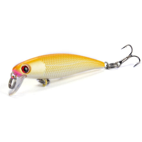 Peche 6.5cm 4.5g Fishing Lure Minnow Lure 3D Eyes Plastic Hard Bait Pesca Isca Artificial Jig Wobblers Crankbait Fishing 1pcs