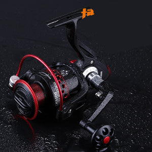 2019 Fishing Spinning Reel Saltwater Fishing Reel Carp Fishing Reels 6000 4.7:1 13 BB Rock Fishing Reel Spinning Reels Wheel