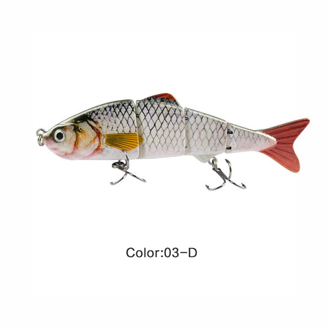 1PC Hotsale 12cm Fishing Lure Multi Jointed Hard Bait 16.5g Lifelike joint bait Wobblers Sinking Swimbait Fishing Lure Crankbait