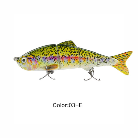 1PC Hotsale 12cm Fishing Lure Multi Jointed Hard Bait 16.5g Lifelike joint bait Wobblers Sinking Swimbait Fishing Lure Crankbait