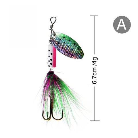 Fulljion Spinner Trout Spoon Fishing Lures Shads Wobblers Jig Lures VIB Hard Baits Sequins for Carp Fishing Tackle Pesca Isca