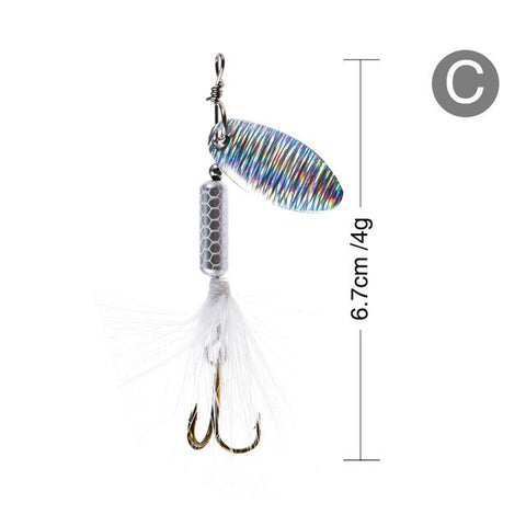 Fulljion Spinner Trout Spoon Fishing Lures Shads Wobblers Jig Lures VIB Hard Baits Sequins for Carp Fishing Tackle Pesca Isca