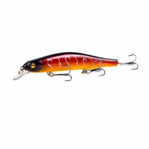 1pcs Fishing Lure Minnow 12.5cm/17.7g Topwater Artificial Bait 3D Eyes Plastic Wobblers Tackle Pesca Far-casting Magnet System