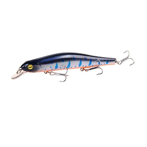 1pcs Fishing Lure Minnow 12.5cm/17.7g Topwater Artificial Bait 3D Eyes Plastic Wobblers Tackle Pesca Far-casting Magnet System