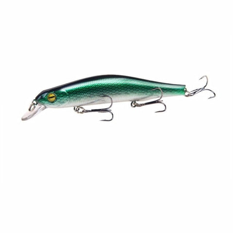1pcs Fishing Lure Minnow 12.5cm/17.7g Topwater Artificial Bait 3D Eyes Plastic Wobblers Tackle Pesca Far-casting Magnet System