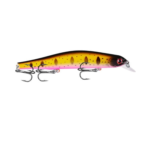 1pcs Fishing Lure Minnow 12.5cm/17.7g Topwater Artificial Bait 3D Eyes Plastic Wobblers Tackle Pesca Far-casting Magnet System