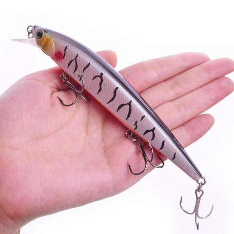WDAIREN Minnow sinking Fishing Lure 14cm 18.5g Artificial Hard Bait Bass Wobblers Lures Crankbait Pike 3D Eyes Fish Bait