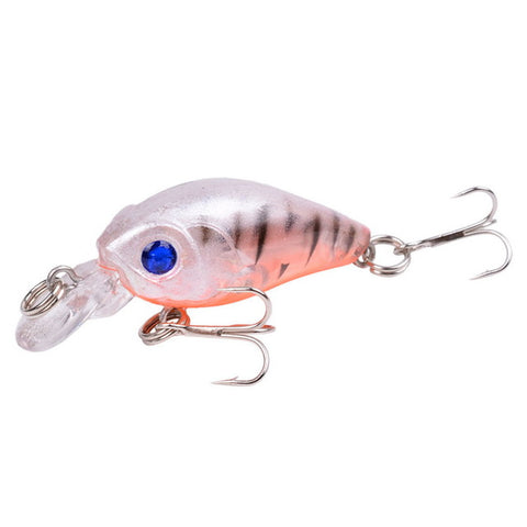45mm 4.1g Crankbait Fishing Lure Artificial Hard CrankBait Bass Fishing wobbler Japan Topwater Minnow Fish Lures 30mm 1.6g