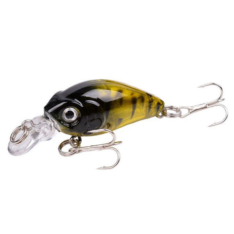 45mm 4.1g Crankbait Fishing Lure Artificial Hard CrankBait Bass Fishing wobbler Japan Topwater Minnow Fish Lures 30mm 1.6g