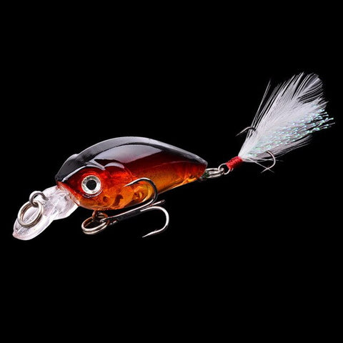 45mm 4.1g Crankbait Fishing Lure Artificial Hard CrankBait Bass Fishing wobbler Japan Topwater Minnow Fish Lures 30mm 1.6g