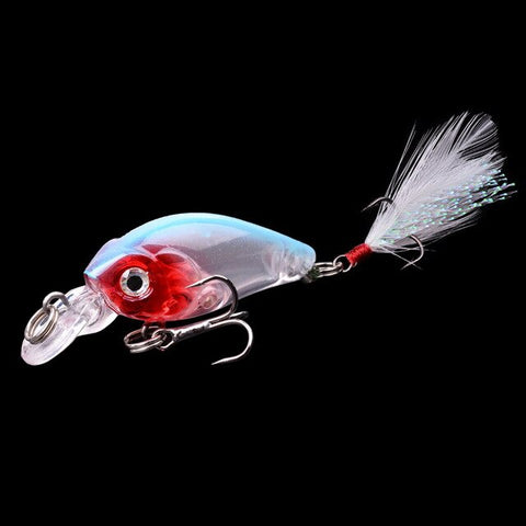 45mm 4.1g Crankbait Fishing Lure Artificial Hard CrankBait Bass Fishing wobbler Japan Topwater Minnow Fish Lures 30mm 1.6g