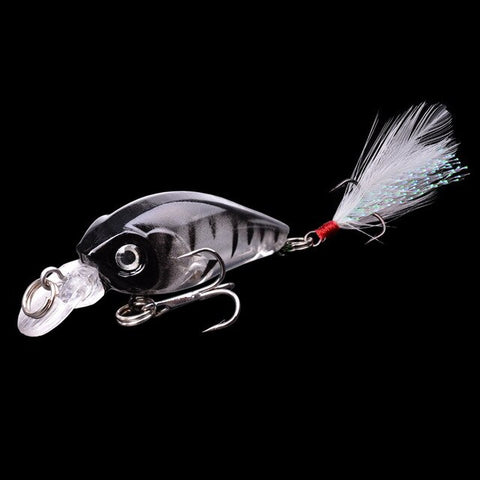 45mm 4.1g Crankbait Fishing Lure Artificial Hard CrankBait Bass Fishing wobbler Japan Topwater Minnow Fish Lures 30mm 1.6g