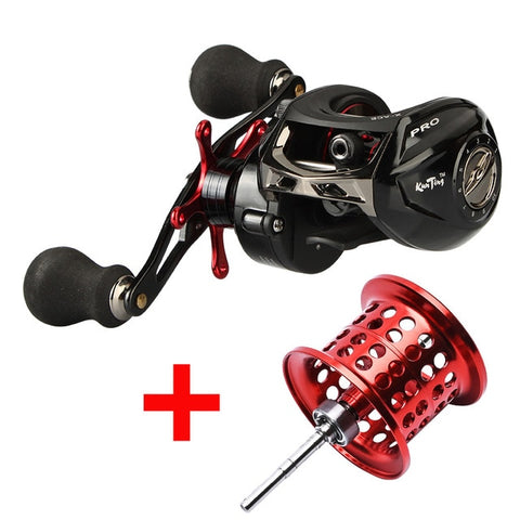 JITAI Baitcasting Carretel De Pesca Equipado PE 4 vertentes linha 8Kg Potência de Freio 14 + 1BBs Qualidade Ultra Leve Rodas Rodas Carpa Isca de pesca