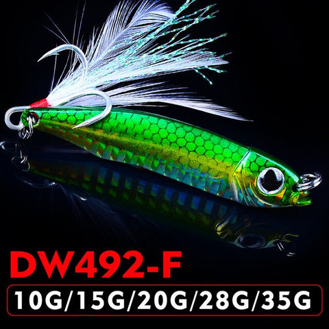 1pc Metel Proberos Spoon Fishing lure 10g-15g-20g-28g-35g 3D Eyes Spoon Bait Lure Fishing Bait Metal Hard Bait New Hard Lure