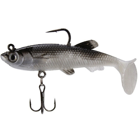 1pcs 14g/80mm Soft Fishing Lures Silicone Lead Head Fish Lifelike Wobbler Worm T-Tail Shad Bait Bass Carp jigging Fishing Tackle
