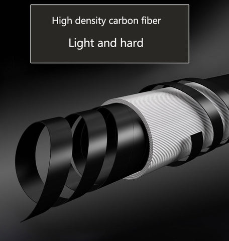 2019 Portable  Rock 2.4m 3.6m 4.5m 5.4m 6.3m 7.2m Carp rod  Telescopic Sea Fishing Rod Spinning rod carbon fiber Ultralight hard