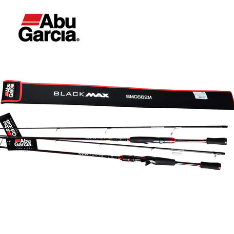 Original Abu Garcia New Black Max BMAX Baitcasting Lure Fishing Rod 1.98m 2.13m 2.28m UL M MH Power Carbon Spinning Fishing Rod