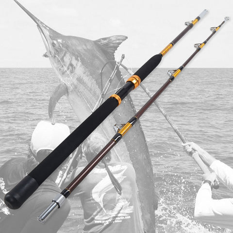 50-120lb Heave Strong Boat 1.8m-2.1m 2Sections Trolling jig Fishing Rod Big Game SaltWater slow Jigging Rod