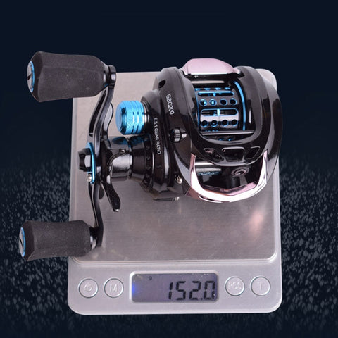 Mavllos Pioneer GBC200 152g BFS Fishing Baitcasting Reel Left Right Hand 2 Metal Spool Ultra Light Bait Casting Fishing Reel