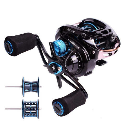 Mavllos Pioneer GBC200 152g BFS Fishing Baitcasting Reel Left Right Hand 2 Metal Spool Ultra Light Bait Casting Fishing Reel