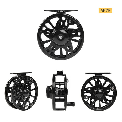 Aluminium Fly Fishing Reel 3/4 5/6 7/8 WT High Quality Left & Right Hand Changed Fishing Wheel CNC Large Arbor Fishing Reel Fly