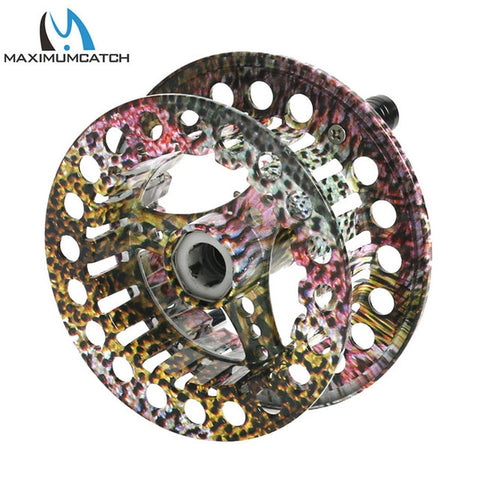 Maximumcatch High Quality ECO 2/3/4/5/6/7/8WT Fly Reel Large Arbor Aluminum Fly Fishing Reel Hand-Changed Fishing Reel