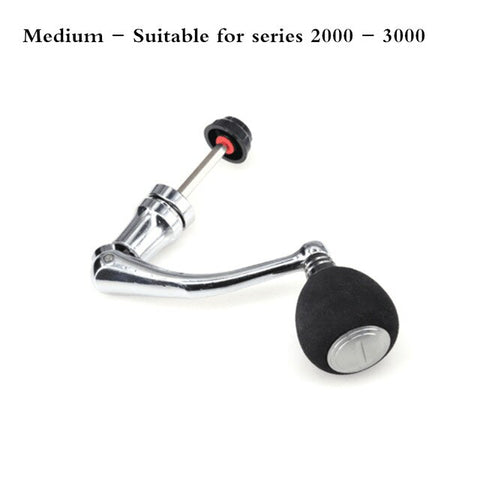 Aluminum Alloy Fishing Reel Handle Knob Fishing Tackle Accessories Spinning Reel Foldable Rocker Be applicable 99% Reel