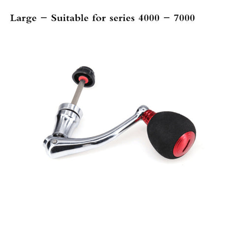 Aluminum Alloy Fishing Reel Handle Knob Fishing Tackle Accessories Spinning Reel Foldable Rocker Be applicable 99% Reel