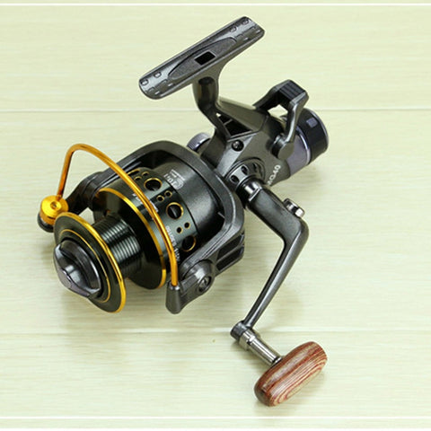 YUMOSHI 5.2:1 10+1 BB Front and Rear Drag Spinning Reels 3000 4000 5000 6000 Fishing Reels