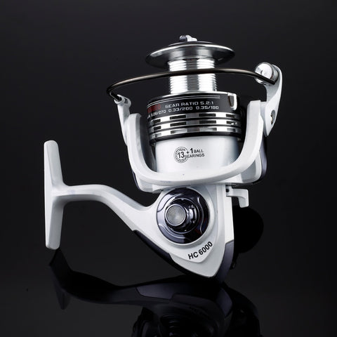 LIEYUWANG 2018 Spinning Fishing Reel Professional Metal Fishing Reel With can change Handle HC1000-7000 series