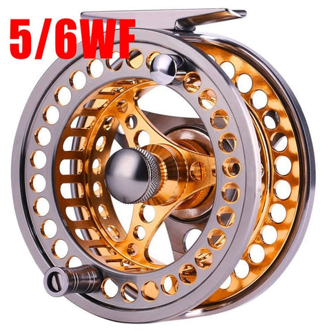 Sougayilang Large Arbor Fly Fishing Reel 2+1 BB High Die Casting Aluminium Alloy Spool Fly Reels Fishing Tackle