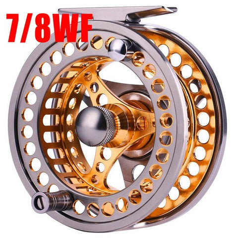 Sougayilang Large Arbor Fly Fishing Reel 2+1 BB High Die Casting Aluminium Alloy Spool Fly Reels Fishing Tackle