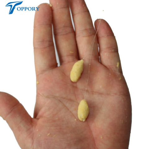 Toppory Herabuna Crucian Recipe 5# Fish Dough Bait Hera Fishing Bait Dough Nozzle Old Ghost Live Bait Grass Carp Beam Additives