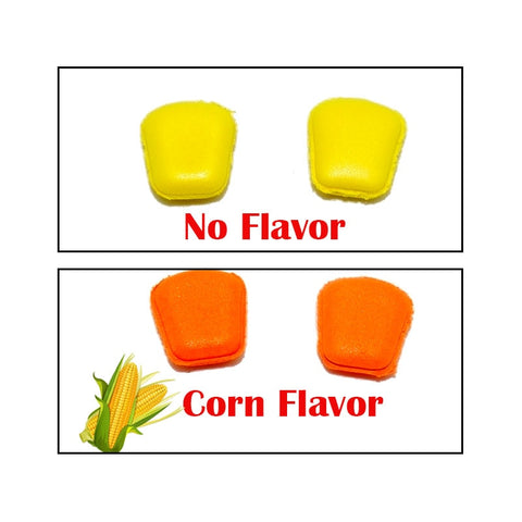 20PCS Carp Fishing Boilies Pop Corn Sweet Smell Yellow Floating Corn Fake Bait Lure Pop Up Boilies Rig Carp Bait Fishing Tackle