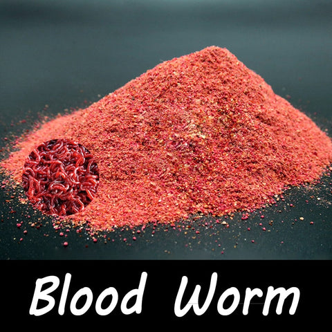 JIGEECARP 1Bag 40g Blood Worm Flavor Additive Red Worm Powder Carp/CatFishing Feeder Bait Boillie Making Material Groundbait