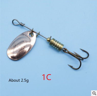 Metal Spoon Spinner Bait 2.5-4.4g  Feather Hooks Sequin Sea Fishing Lure Isca Artificial Paillette Wobbler Jig Metal Buzz Bait