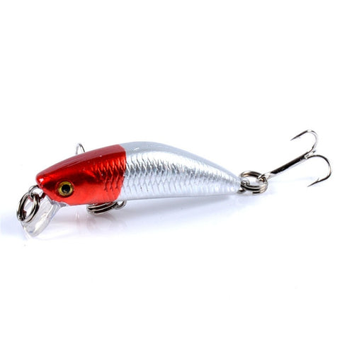 1PCS Floating Minnow Fishing Lure 4.5cm 2.8g Lifelike Plastic Wobbler Crankbaits 3D Eyes Isca Artficial Hard Bait Carp Fishing