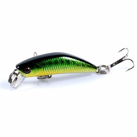 1PCS Floating Minnow Fishing Lure 4.5cm 2.8g Lifelike Plastic Wobbler Crankbaits 3D Eyes Isca Artficial Hard Bait Carp Fishing