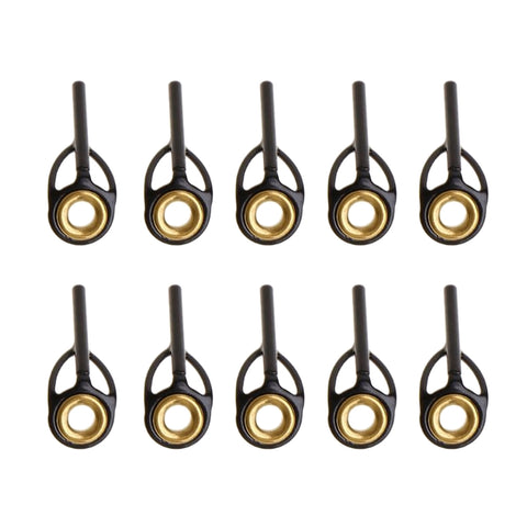10X Spinning Rod Guides Fishing Rod Guides Line Ring Tip Rings Eyes Pole Repair Kit 0.9 /1.0 /1.1 /1.2 /1.3 /1.4 /1.5 /1.6mm