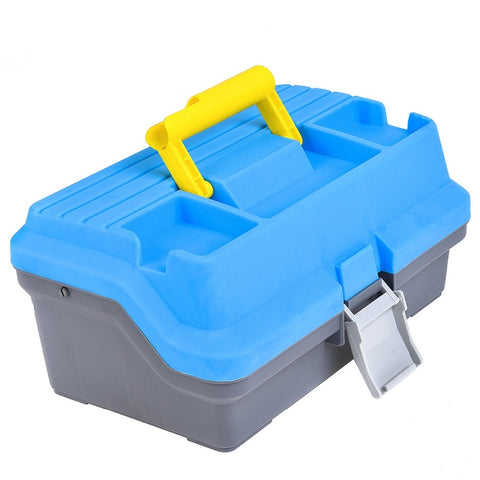 Waterproof 3 Layer Fishing Tackle Box Fly Fishing Storage Case Portable Fishing Gear Strong Corrosion Resistant Storage Box