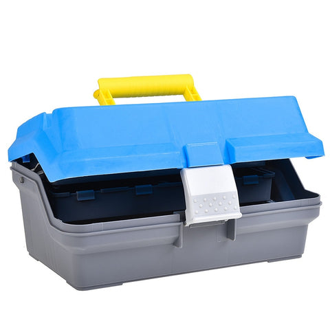 Waterproof 3 Layer Fishing Tackle Box Fly Fishing Storage Case Portable Fishing Gear Strong Corrosion Resistant Storage Box