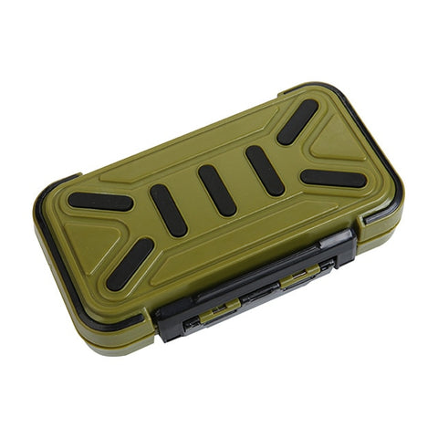 Outdoor Fishing Tool Storage Box Double Waterproof Portable Mini Fishing Box Bait Hook Space Bean Fishing Gadget Storage Box