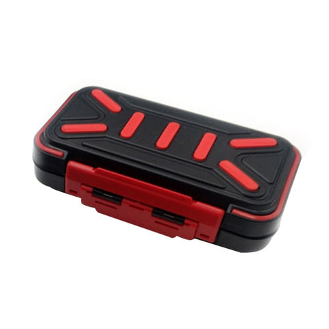 Outdoor Fishing Tool Storage Box Double Waterproof Portable Mini Fishing Box Bait Hook Space Bean Fishing Gadget Storage Box